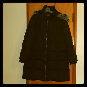 Black Puffer Down Parka
